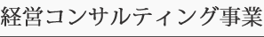 経営コンサルティング事業